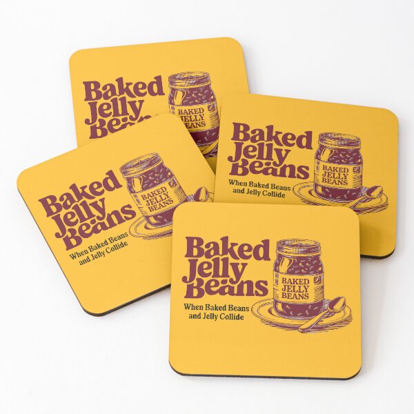 Item preview, Baked Jelly Beans T-Shirt - Retro Food Humor Tee - Funny Gift for Foodies designed and sold by Sir Meow Meow.