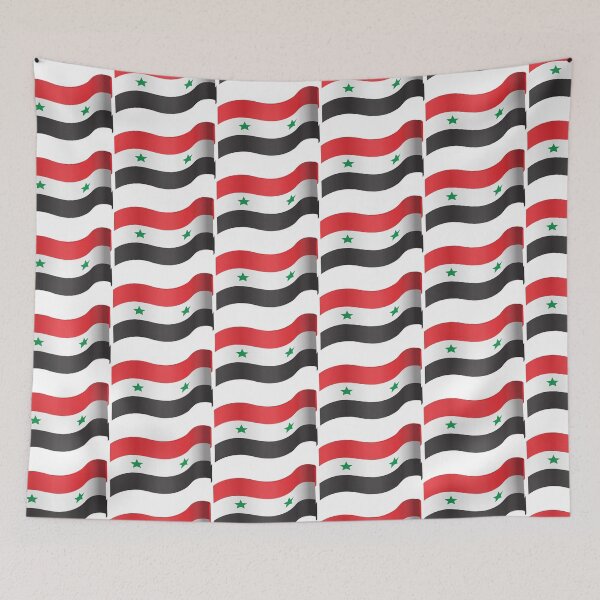 Item preview, Syria Flag designed and sold by HarveyHandcraftsandDesigns.