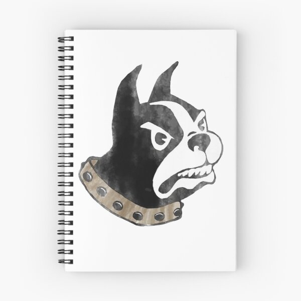 Artikelvorschau, Aquarell Schwarz und Gold Wofford College Terrier entworfen und verkauft von dex1one.
