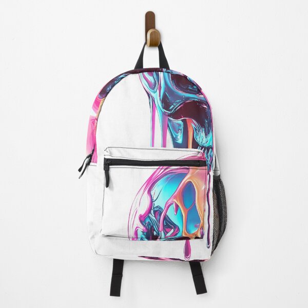 Item preview, Surreal Neon Dripping Skull designed and sold by PixelReverb.