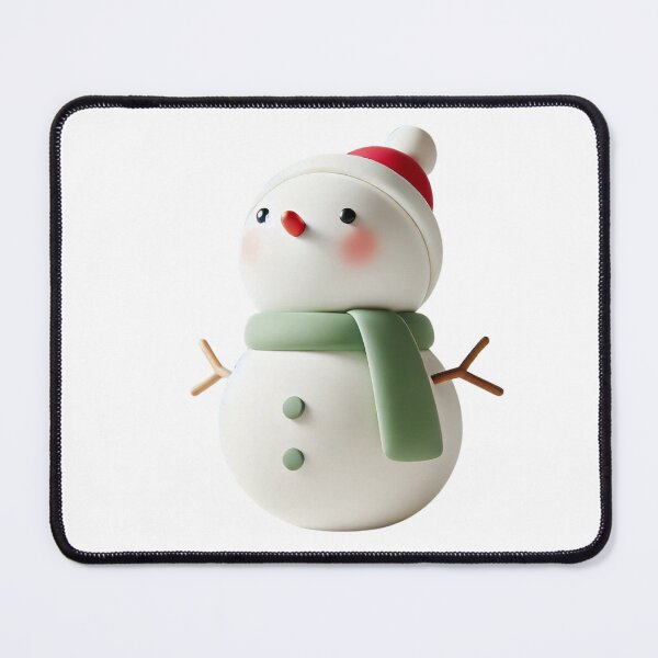 Item preview, Adorable Snowman with Green Scarf and Hat designed and sold by Little Care Studio.