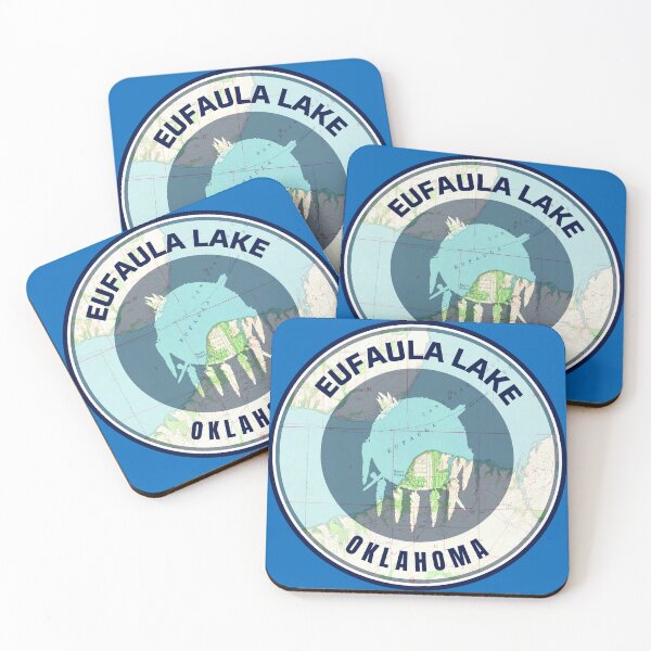 Item preview, Map Design of Oklahoma Lake - Eufala designed and sold by Willz Designz.