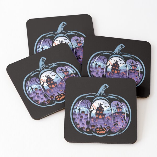Item preview,  The pumpkin contains three magical Halloween scenes designed and sold by aipaint.