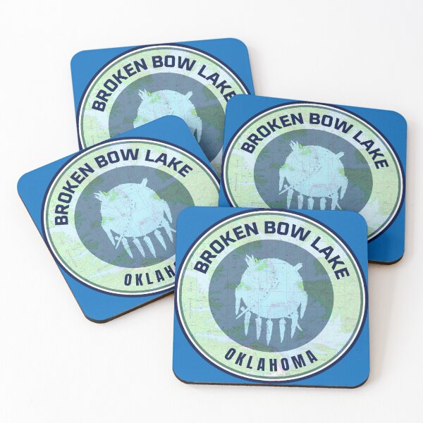 Item preview, Map Design of Oklahoma Lake - Broken Bow Lake designed and sold by Willz Designz.