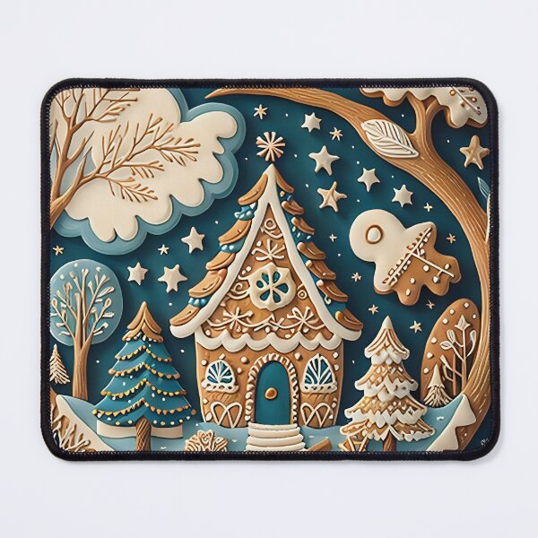Item preview, CHRISTMAS GINGERBREAD VILLAGE designed and sold by Meandmyshop.
