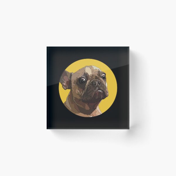Item preview, Crazy Frenchie Dog designed and sold by Just-Arts-4U.