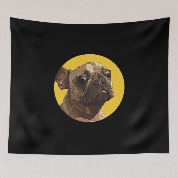 Item preview, Crazy Frenchie Dog designed and sold by Just-Arts-4U.