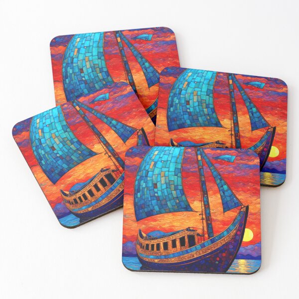Item preview, Ancient Egyptian Ship Art  designed and sold by TheDarkWardrobe.