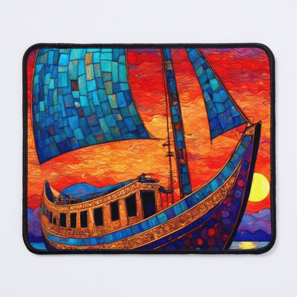 Item preview, Ancient Egyptian Ship Art  designed and sold by TheDarkWardrobe.