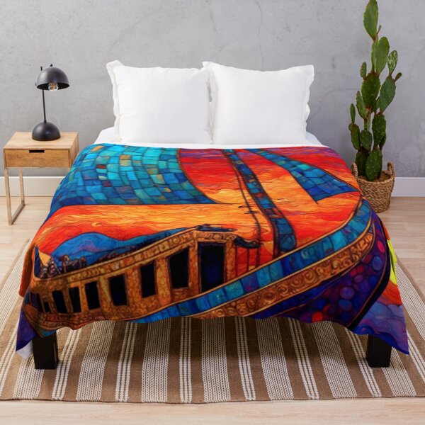 Item preview, Ancient Egyptian Ship Art designed and sold by TheDarkWardrobe.