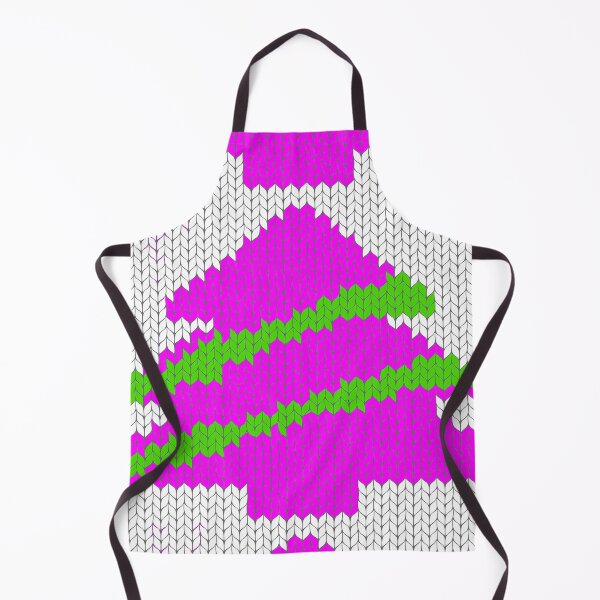 Item preview, Knit Pink Green Christmas Tree Hand Drawn Novelty designed and sold by Victoria Rose.