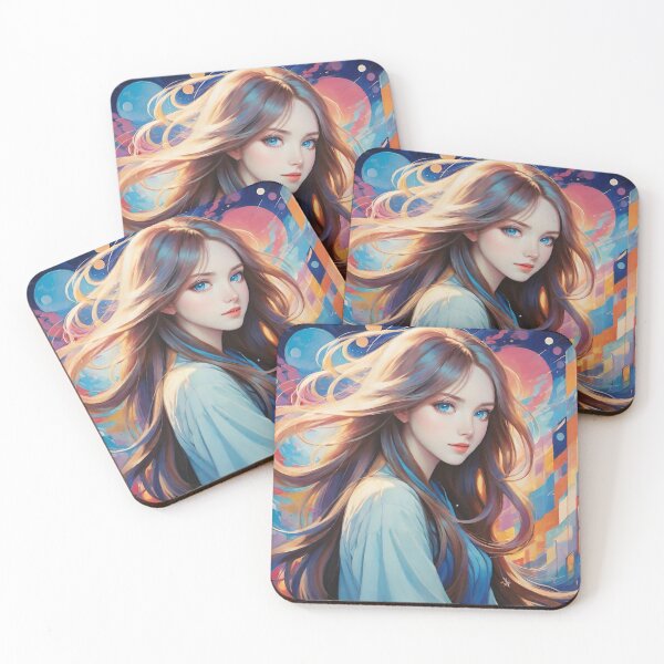Item preview, Girl Portrait Illustration 5120 designed and sold by Grafititee.