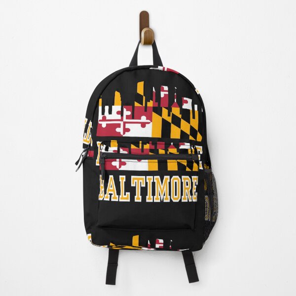 Item preview, Baltimore skyline with Maryland flag for travel lovers 2024 designed and sold by erozzz.