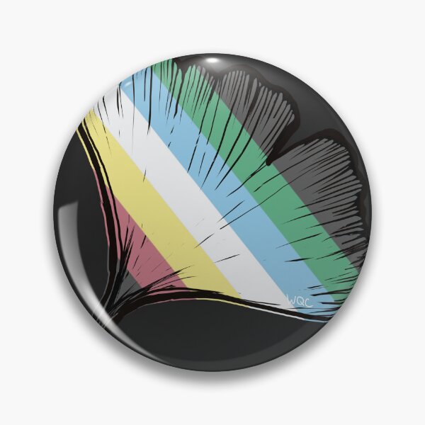 Item preview, Disability Pride Ginkgo Leaf designed and sold by TheWQC.