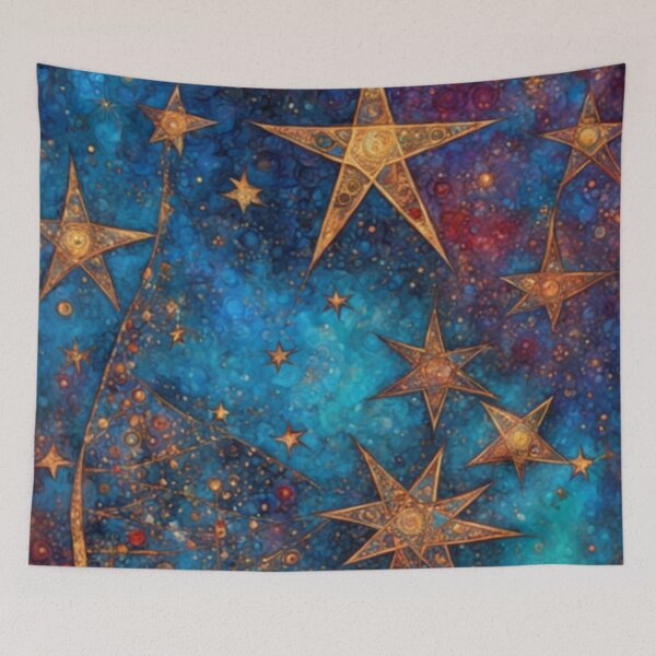 Item preview, Abstract Space Stars Art  designed and sold by TheDarkWardrobe.