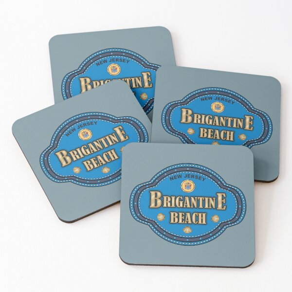 Item preview, Brigantine Beach NJ stitching effect designed and sold by studioss76.