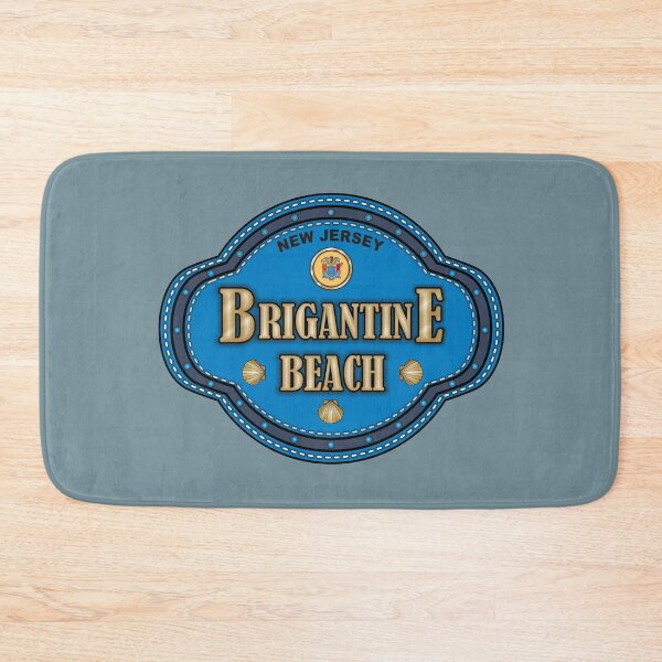 Item preview, Brigantine Beach NJ stitching effect designed and sold by studioss76.