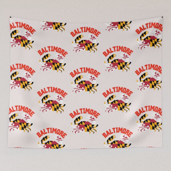 Item preview, Baltimore crab with Maryland flag for vacation lovers 2024 designed and sold by erozzz.