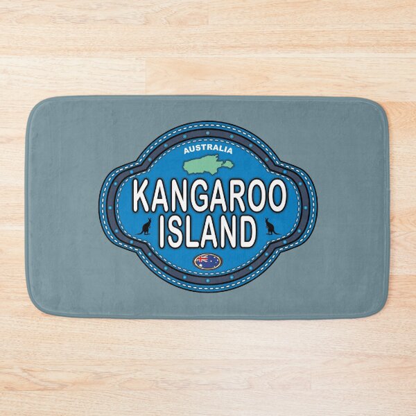 Item preview, Kangaroo Island South Australia stitching effect emblem designed and sold by studioss76.