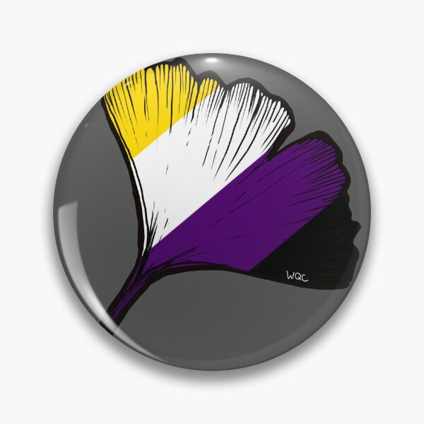 Item preview, Nonbinary Ginkgo Leaf designed and sold by TheWQC.