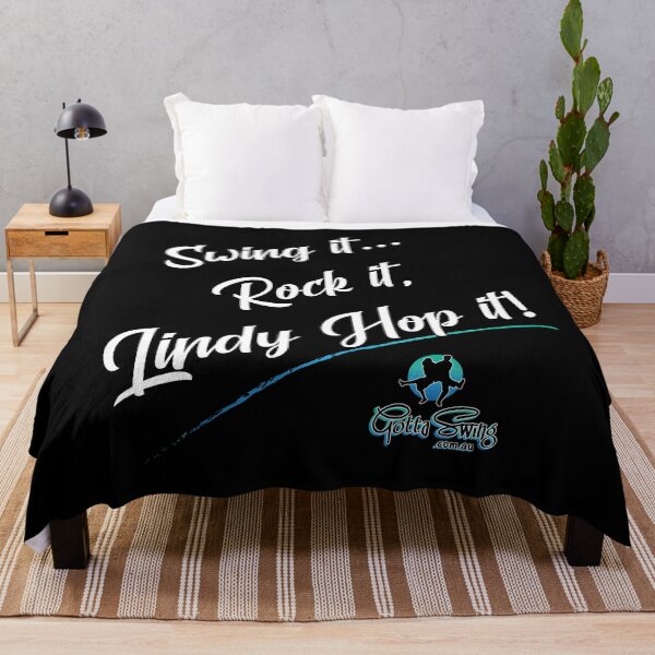Item preview, Swing it, Rock it, Lindy Hop it! (GSsku1_black) designed and sold by charactergirl.
