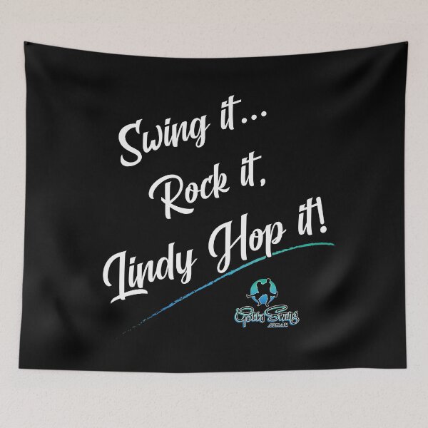 Item preview, Swing it, Rock it, Lindy Hop it! (GSsku1_black) designed and sold by charactergirl.