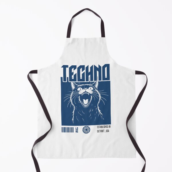 Item preview, TECHNO  - Cat Fangs (Navy)  designed and sold by Discothreadz.