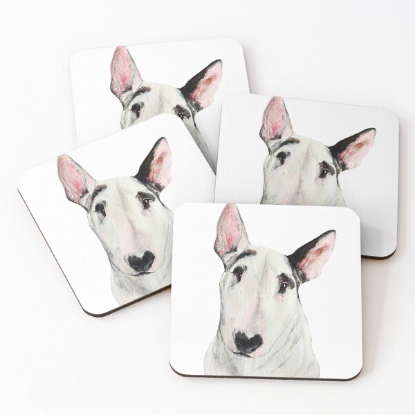 Item preview, Bull Terrier Painting designed and sold by MadeWithHart.