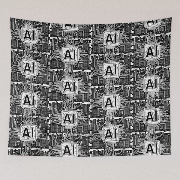 Item preview, digital graphic drawing art of AI chip designed and sold by ak7sailor.