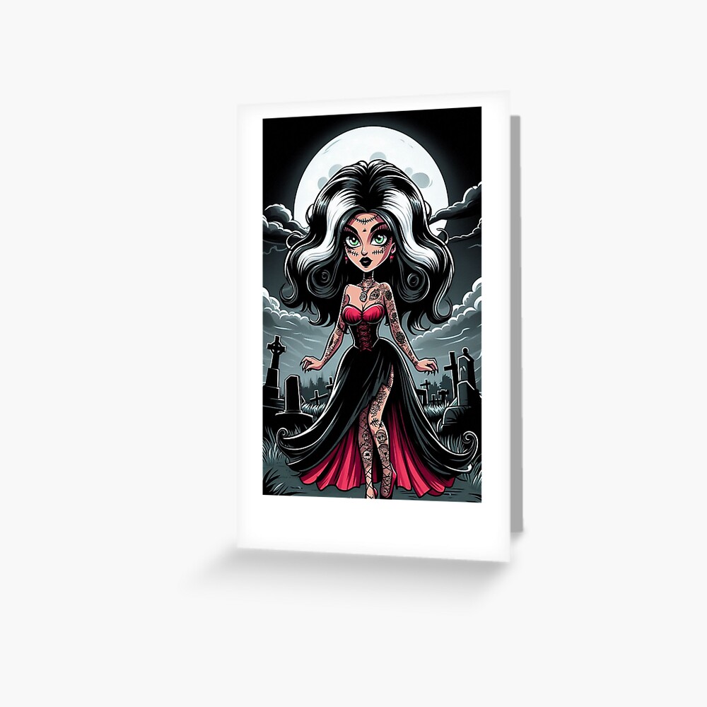 Item preview, Greeting Card designed and sold by NaughtyNiceArt.