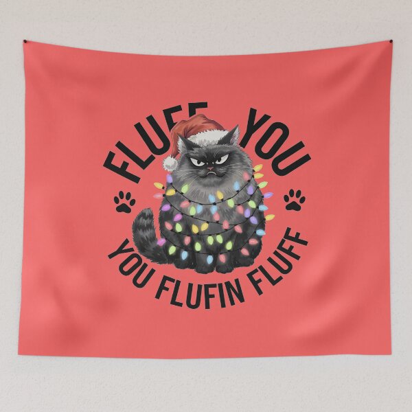 Item preview, Christmas Cat Fluff You designed and sold by Bigfoot T-Shirt Co..