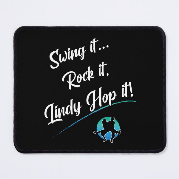 Item preview, Swing it, Rock it, Lindy Hop it! (sku2_blk) designed and sold by charactergirl.