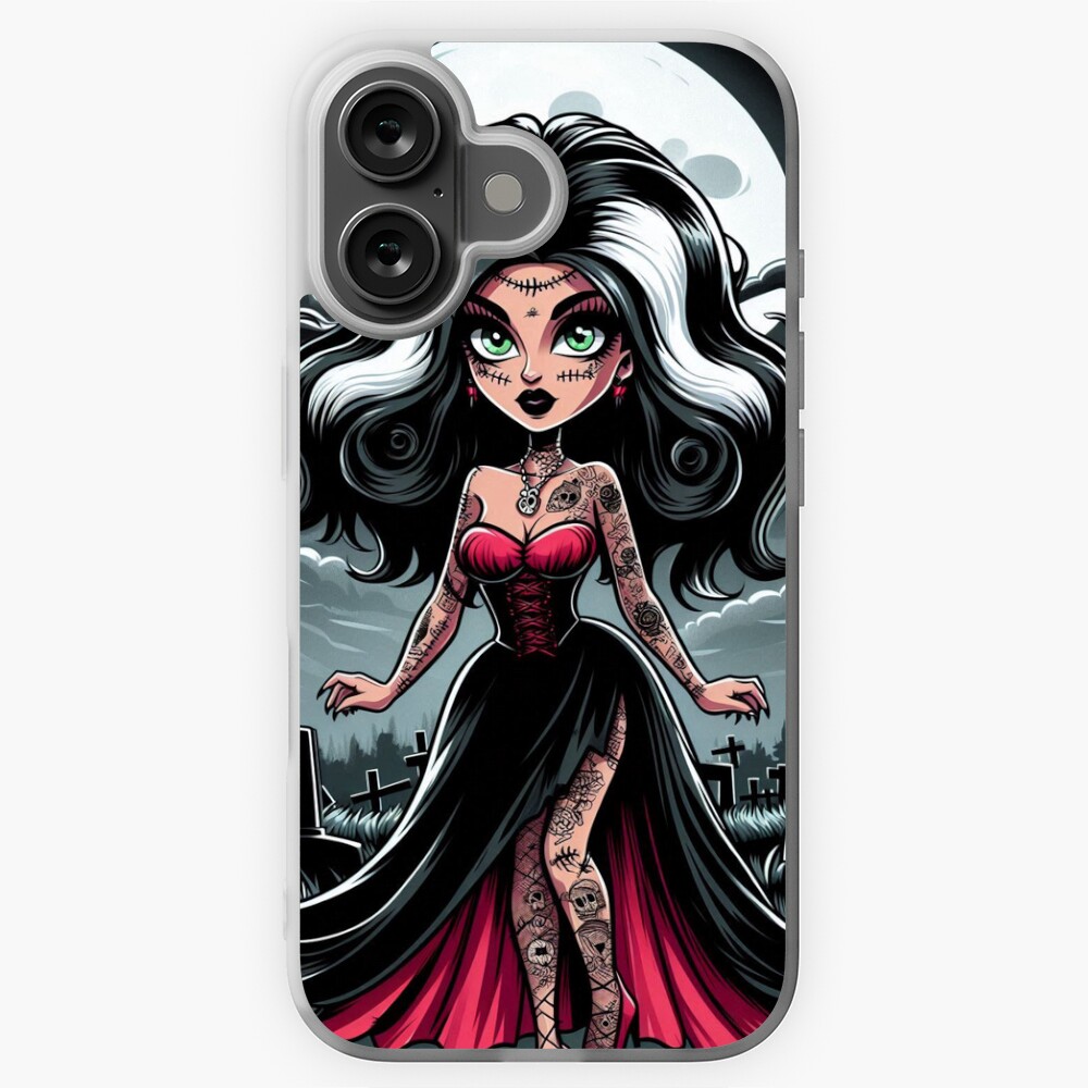 Item preview, iPhone Soft Case designed and sold by NaughtyNiceArt.