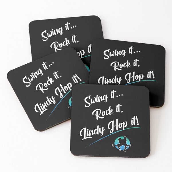 Item preview, Swing it, Rock it, Lindy Hop it! (sku2_blk) designed and sold by charactergirl.