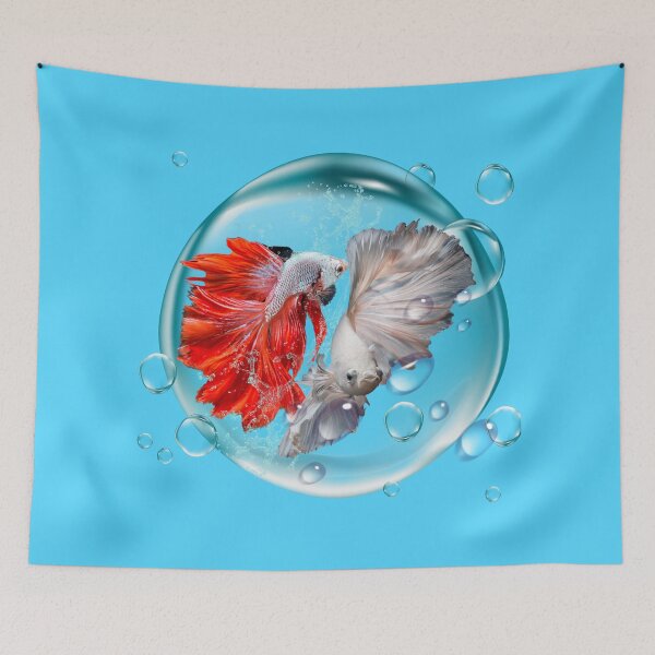Item preview,  "Betta Fish Lovers Art – Vibrant Siamese Fighting Fish Design designed and sold by FishyFantasies.