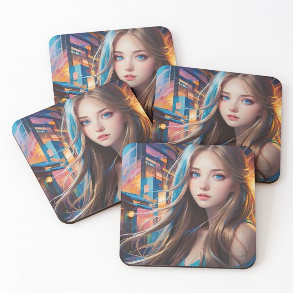 Item preview, Girl Portrait Illustration 5120 designed and sold by Grafititee.
