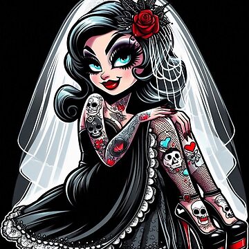 Artwork thumbnail, The Widow 1 by NaughtyNiceArt