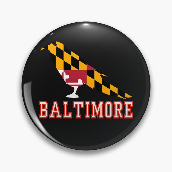 Item preview,  Baltimore raven with Maryland flag for vacation lovers 2024 designed and sold by erozzz.