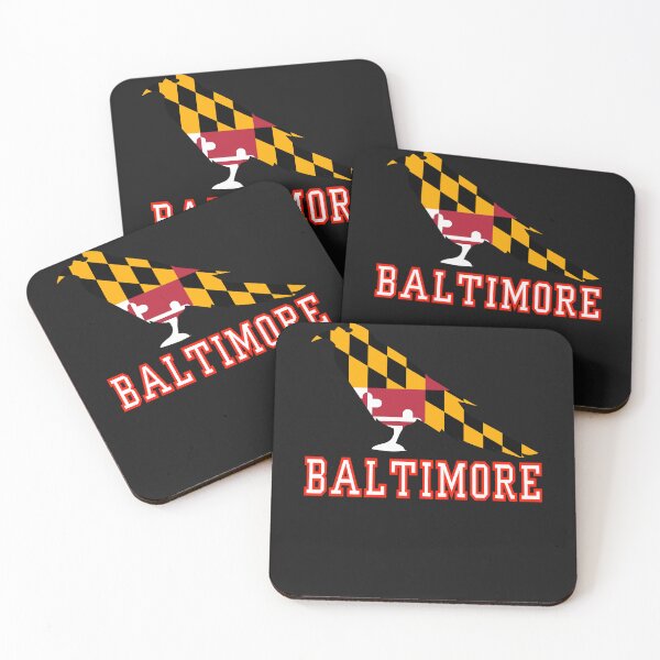 Item preview,  Baltimore raven with Maryland flag for vacation lovers 2024 designed and sold by erozzz.