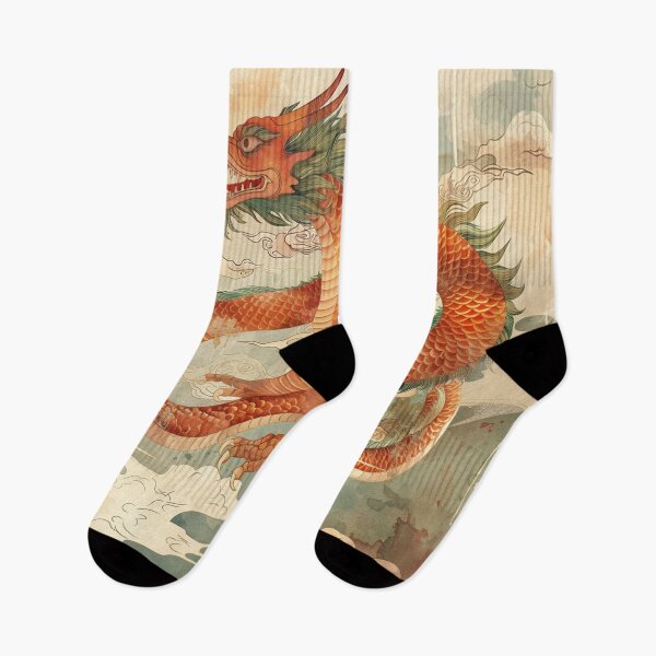 Item preview, Chinese Dragon Vintage Art 15 designed and sold by AstroRisq.