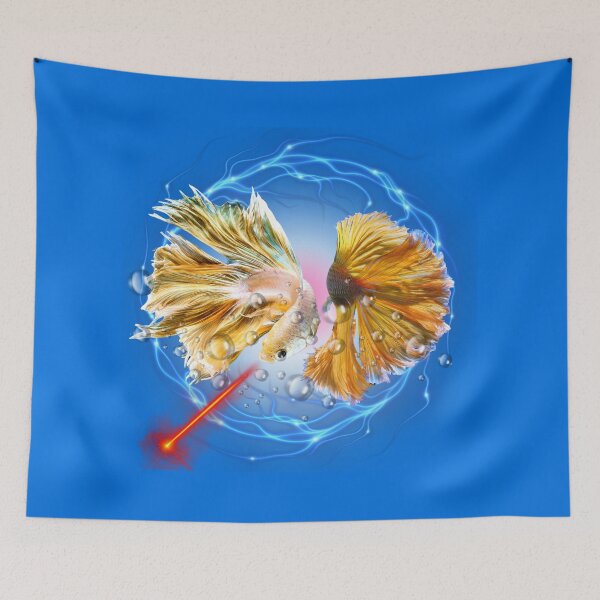 Artikelvorschau, Betta Fish Lovers Art – Farbenfrohe Kampffische für Aquarienliebhaber entworfen und verkauft von FishyFantasies.