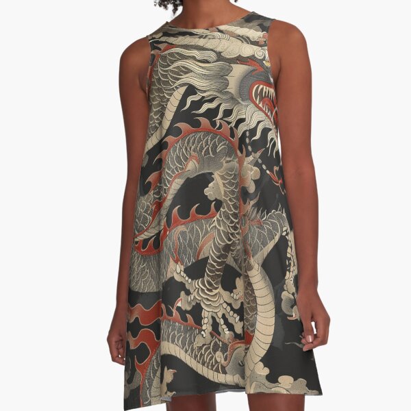 Item preview, Chinese Dragon Vintage Art 17 designed and sold by AstroRisq.