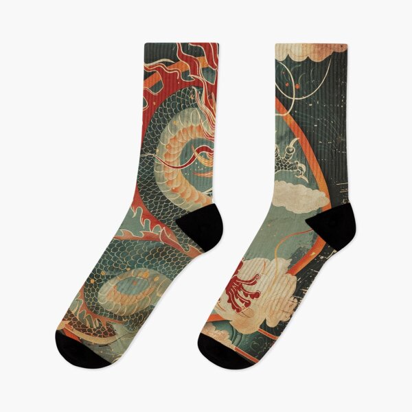 Item preview, Chinese Dragon Vintage Art 18 designed and sold by AstroRisq.