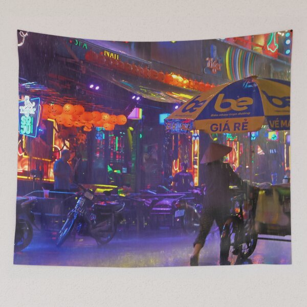 Item preview, Neon Rainstorm designed and sold by TheOosh.