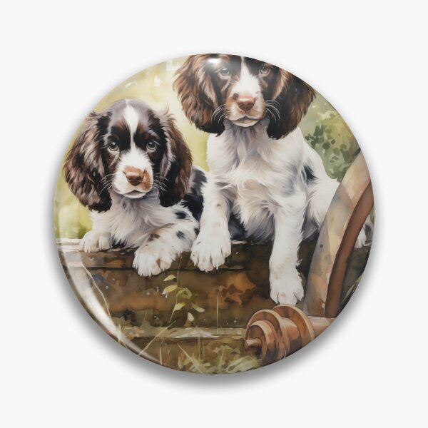 Artikelvorschau, Englisch Springer Spaniel Aquarell entworfen und verkauft von Samuelsboro.