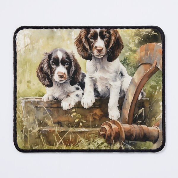 Item preview, English Springer Spaniels Watercolor designed and sold by Samuelsboro.