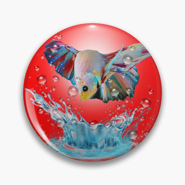 Item preview, Bold Betta Fish Art for Betta Lovers – Siamese Fighting Fish Design designed and sold by FishyFantasies.