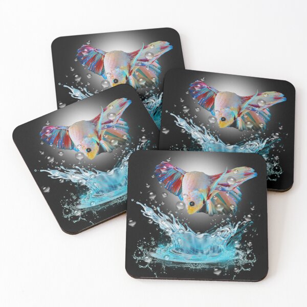 Item preview, Bold Betta Fish Art for Betta Lovers – Siamese Fighting Fish Design designed and sold by FishyFantasies.