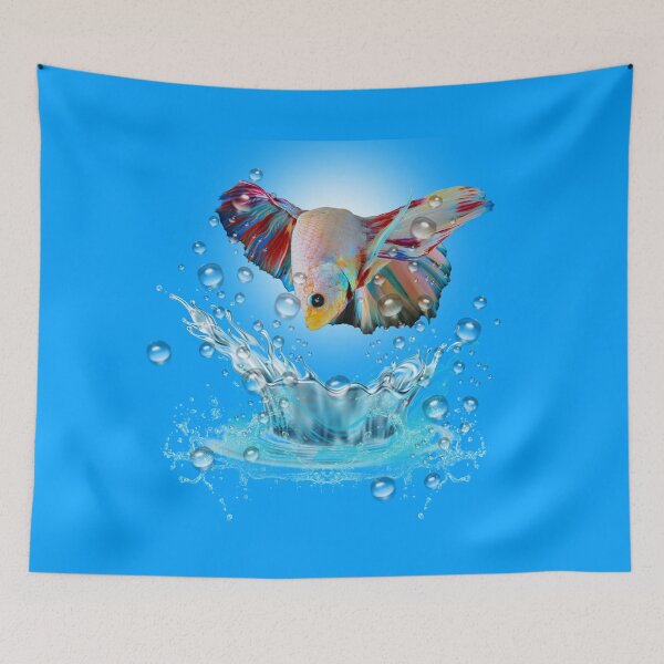 Item preview, Bold Betta Fish Art for Betta Lovers – Siamese Fighting Fish Design designed and sold by FishyFantasies.