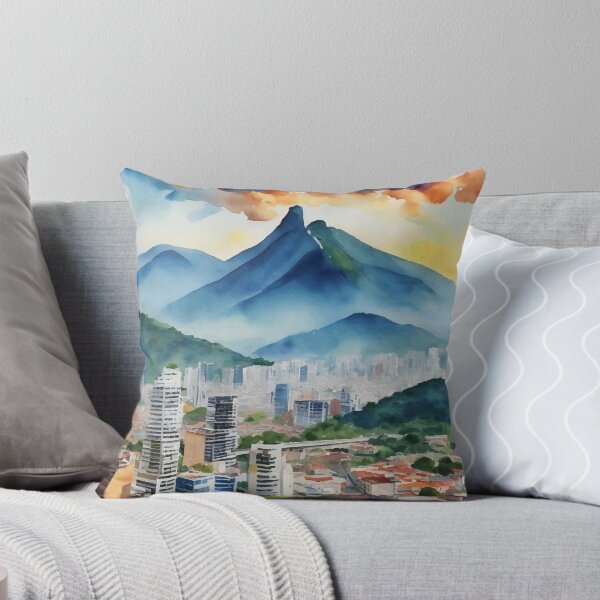 Item preview, Caracas Venezuela Watercolor designed and sold by Magnolia Valley Art.